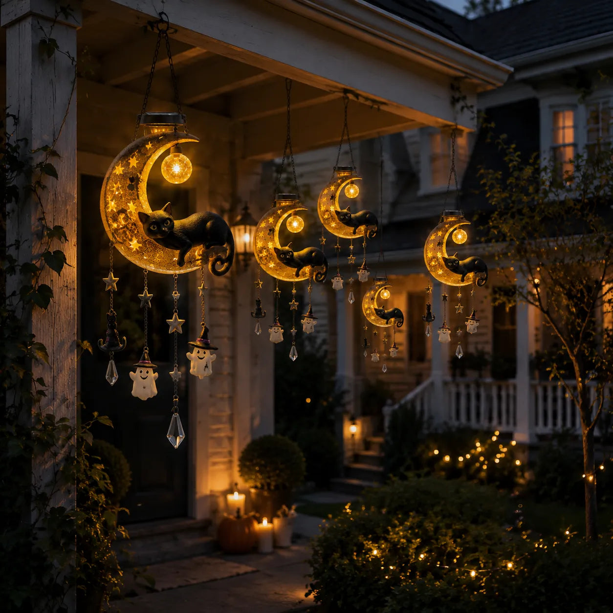 š Every Breeze Carries a Little Halloween MagicāāSolar Hanging Lantern for Outdoor Halloween DĆ©cor