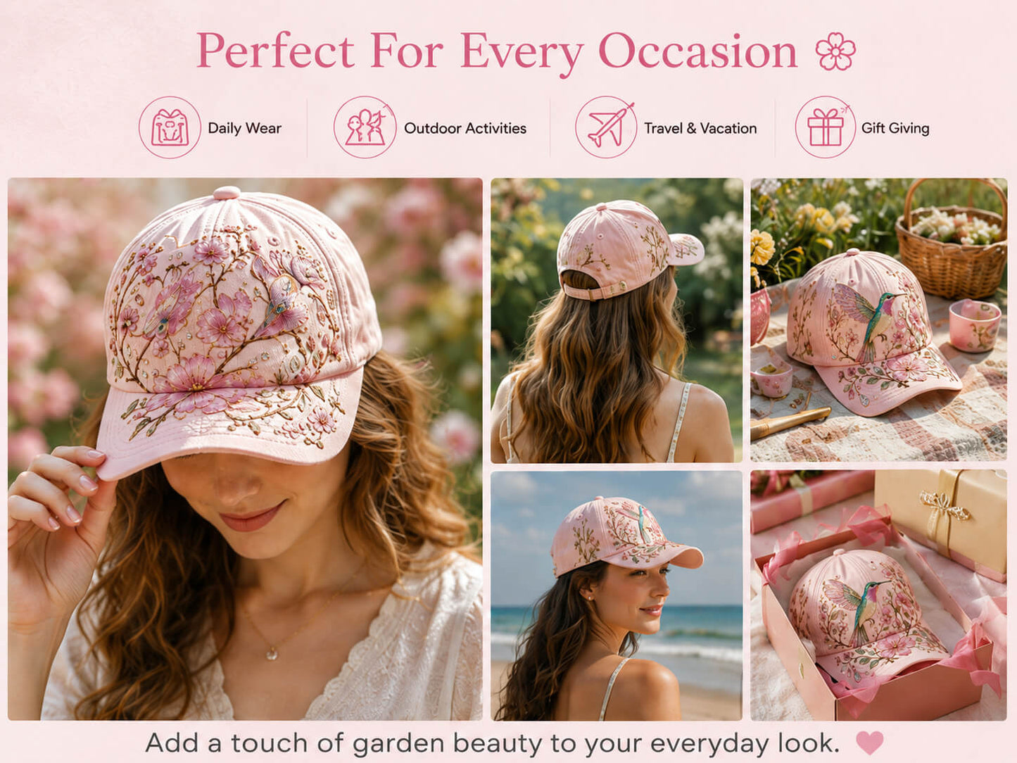 🌸2026 Garden Morning Baseball Cap