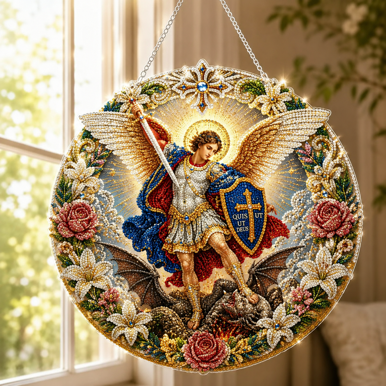 Last day 70%OFF🙏✝️Christian Diamond Art Hanging Ornament Kit