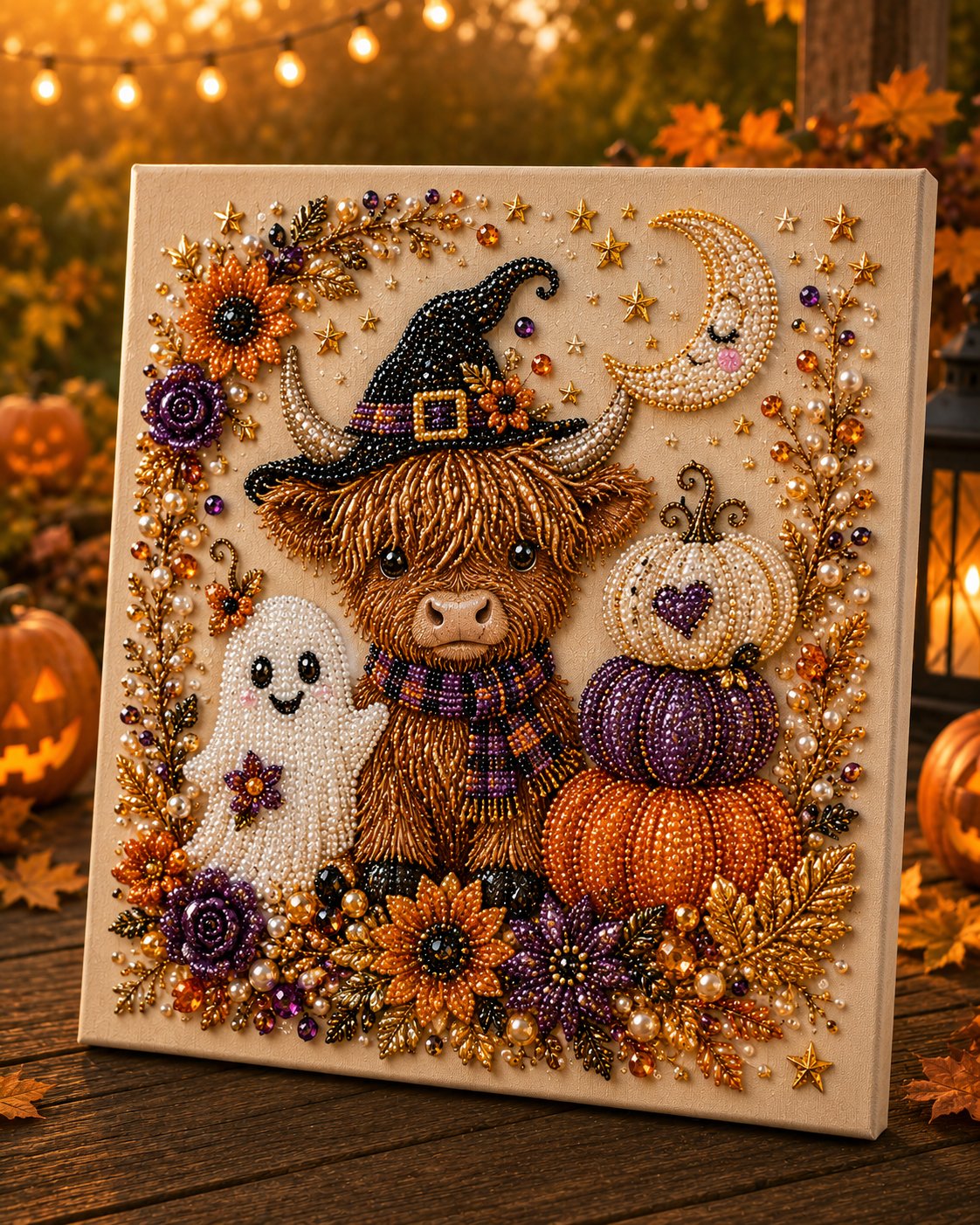 🔥Last Day 70% OFF - 👻✨Halloween Ghost Pearl Art DIY Kit