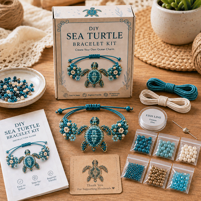 🔥70% Off Last Day -🐙DIY Beaded Bracelet Making Kit