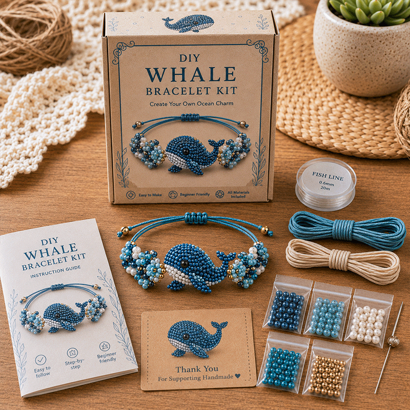 🔥70% Off Last Day -🐙DIY Beaded Bracelet Making Kit