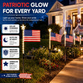 🔥LAST SALE 49% OFF-✨8 Solar American Flag Pathway Lights – Red, White & Blue Yard Glow for 250th Independence Celebration 🇺🇸