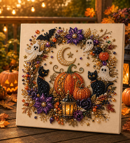 🔥Last Day 70% OFF - 👻✨Halloween Ghost Pearl Art DIY Kit