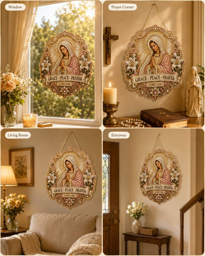 Last day 70%OFF🙏✝️Christian Diamond Art Hanging Ornament Kit