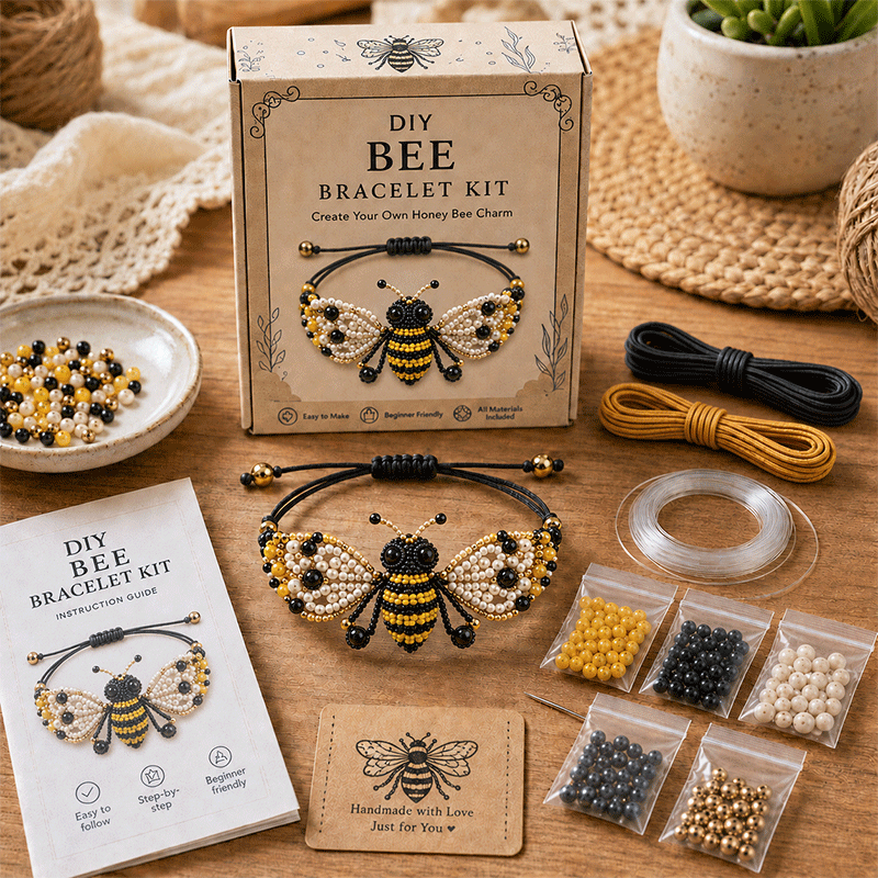 🔥70% Off Last Day -🐙DIY Beaded Bracelet Making Kit