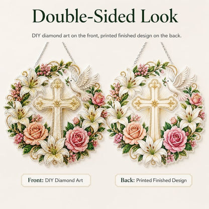 Last day 70%OFF🙏✝️Christian Diamond Art Hanging Ornament Kit