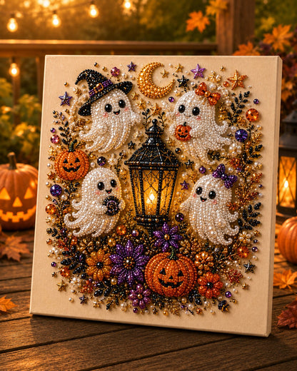 🔥Last Day 70% OFF - 👻✨Halloween Ghost Pearl Art DIY Kit