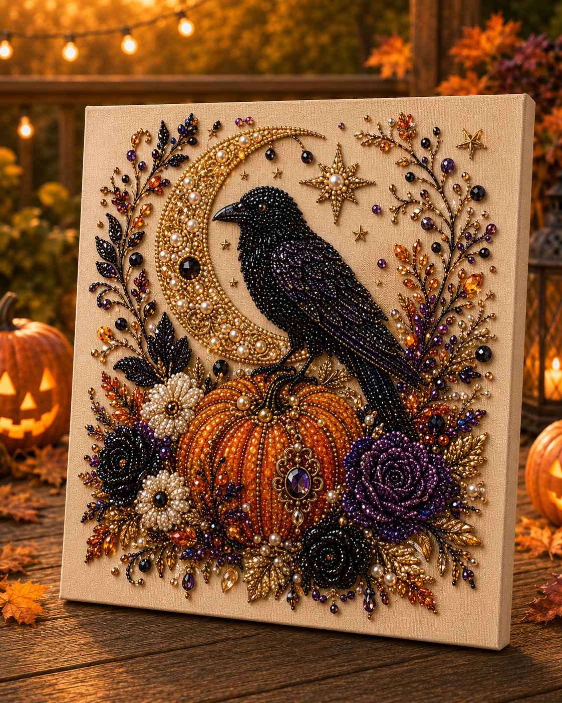 🔥Last Day 70% OFF - 👻✨Halloween Ghost Pearl Art DIY Kit