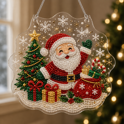 🔥70% OFF - 🎄Christmas Diamond Art Hanging Ornament Kit