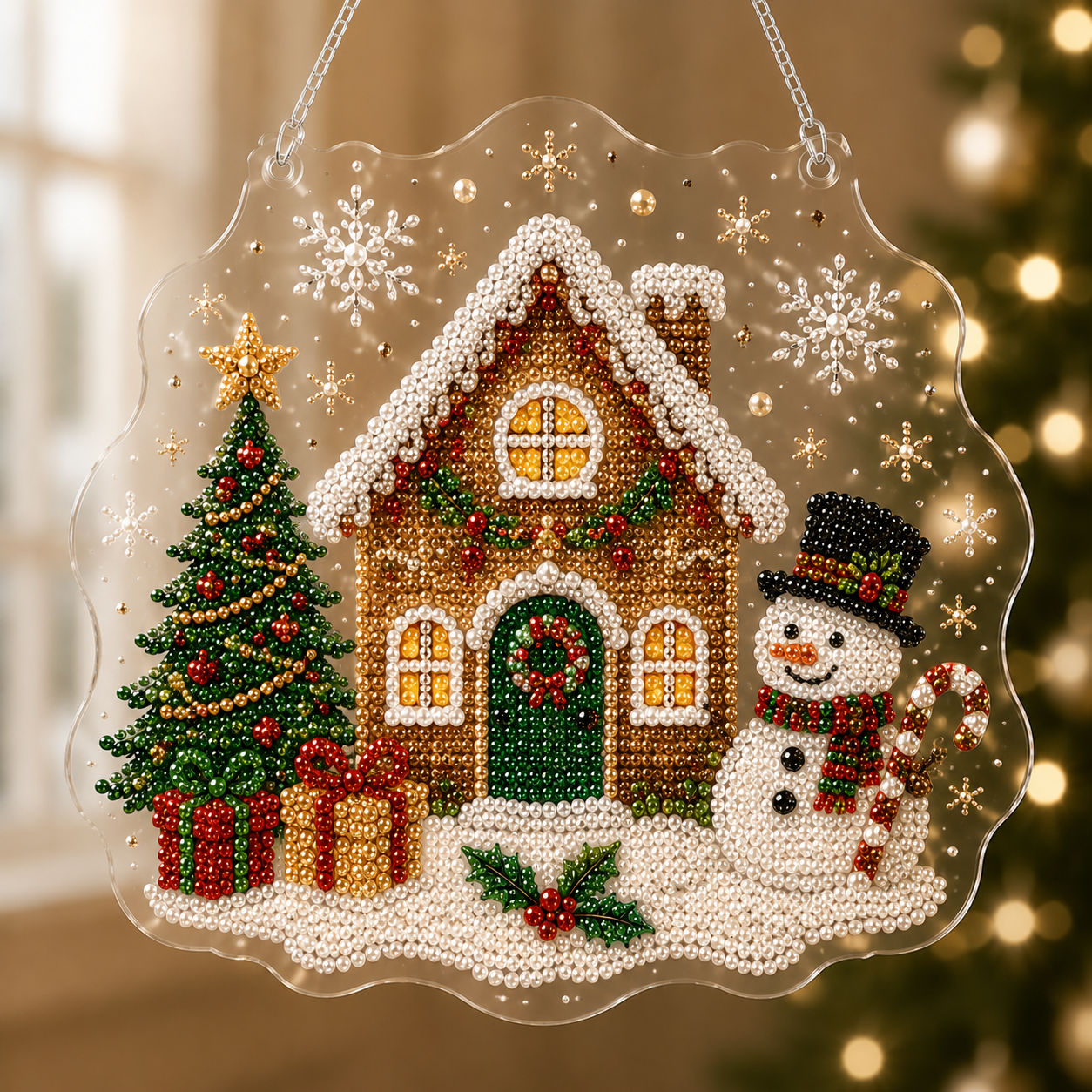 🔥70% OFF - 🎄Christmas Diamond Art Hanging Ornament Kit