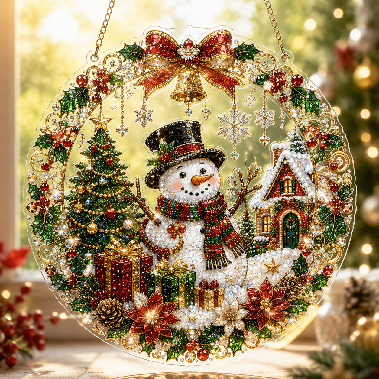🔥70% OFF - 🎄Christmas Diamond Art Hanging Ornament Kit