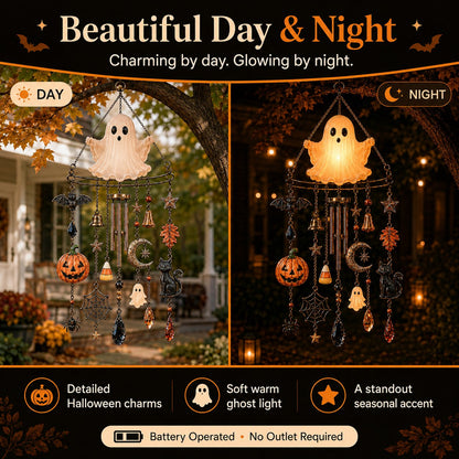🔥 New Arrival Launch Sale - 70% OFF —👻 Haunted Glow Ghost Wind Chime
