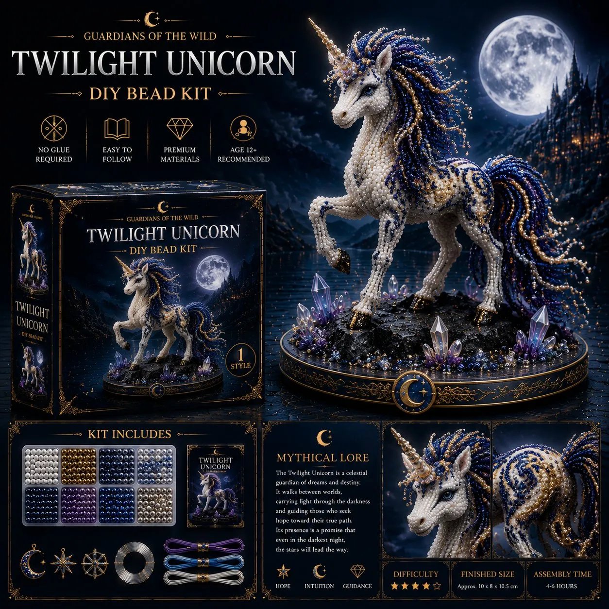 🎁3D Animal Guardian DIY Bead Kit Collection
