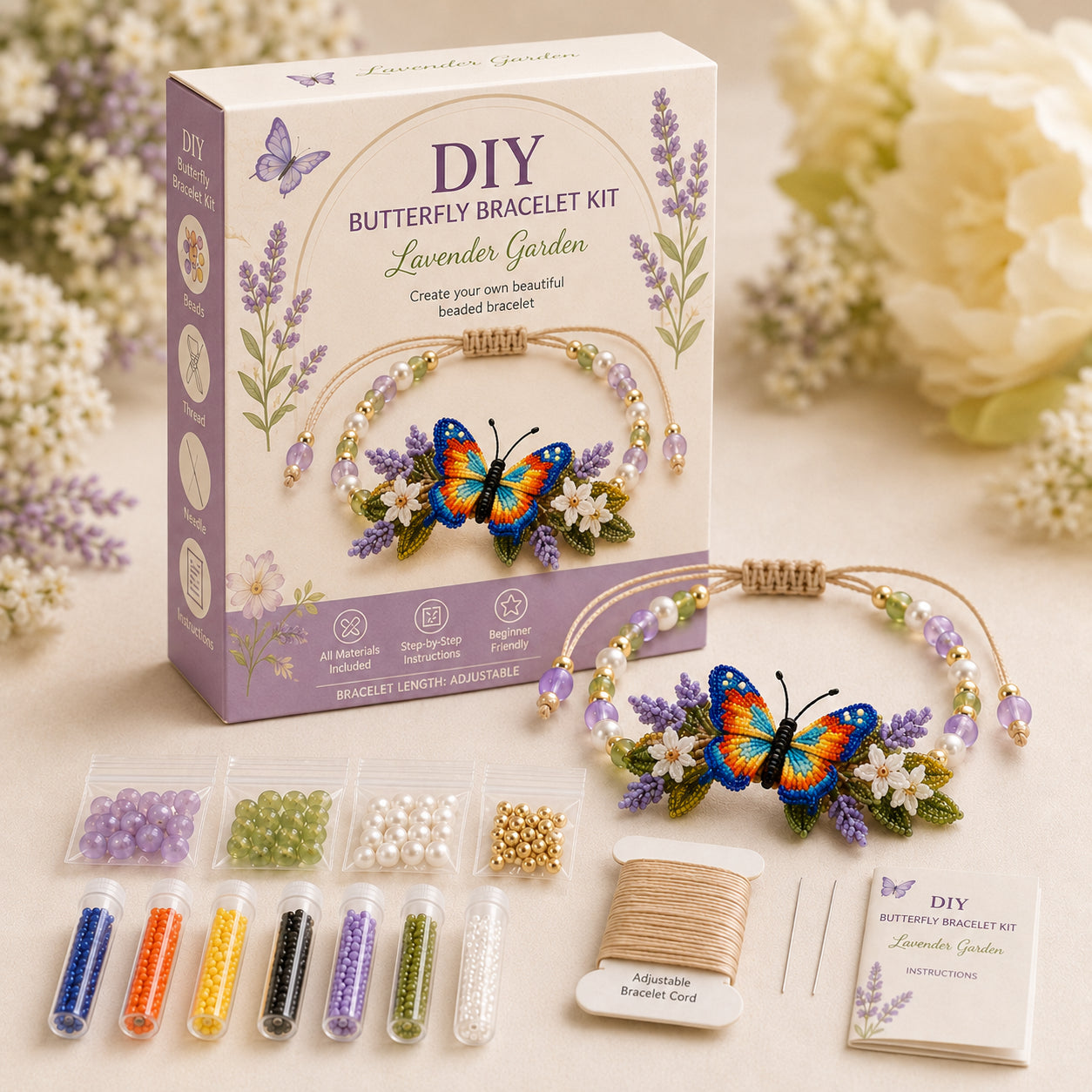 🔥70% Off Last Day -🐙DIY Beaded Bracelet Making Kit
