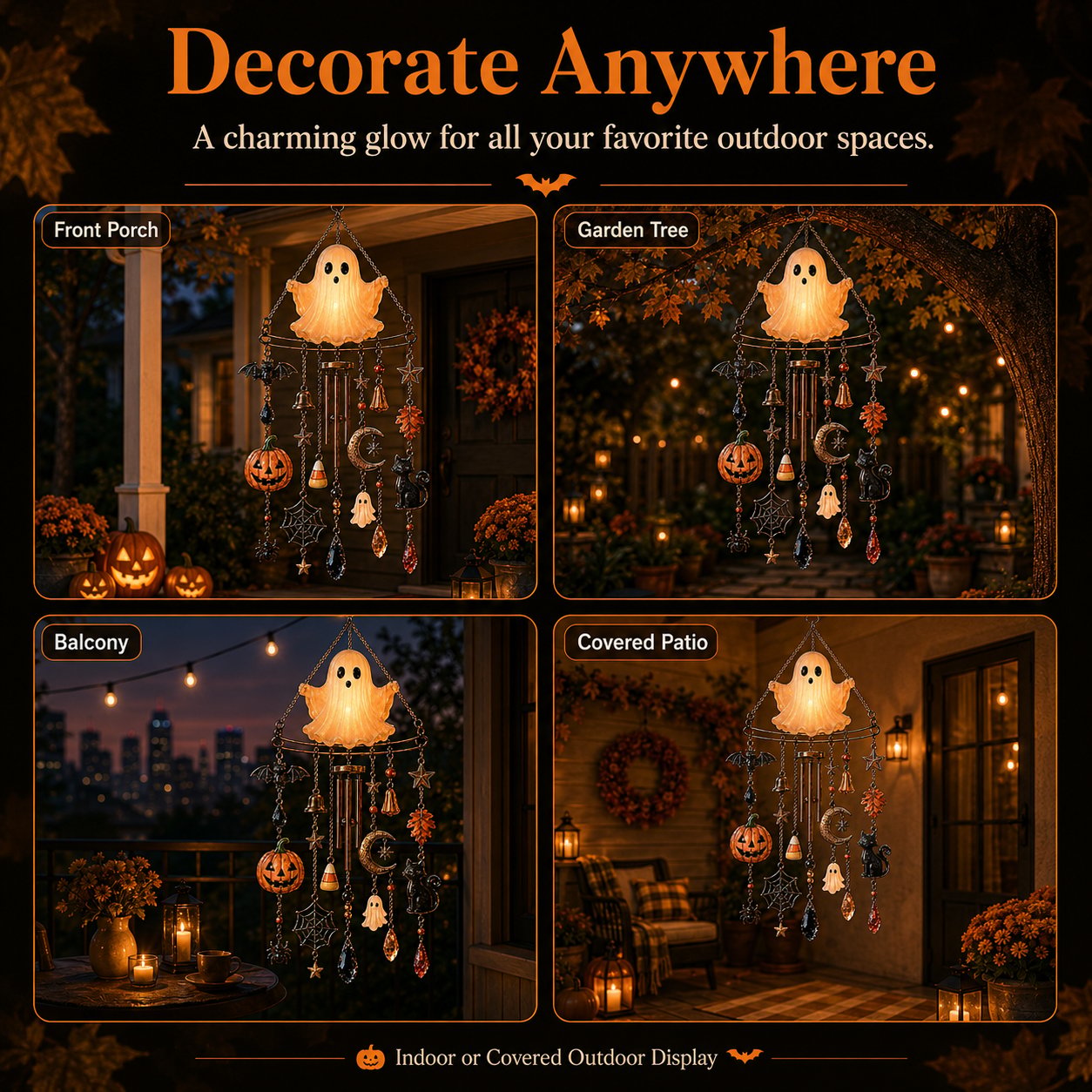 🔥 New Arrival Launch Sale - 70% OFF —👻 Haunted Glow Ghost Wind Chime