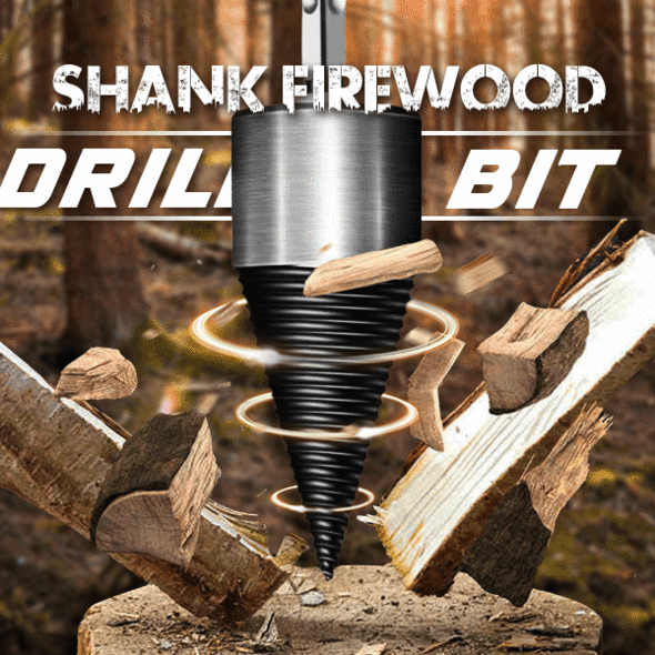 💞50K+ SOLD!✅The Professional Upgrade for Firewood Prep. Durable Drill Set Makes Quick Work of Logs.