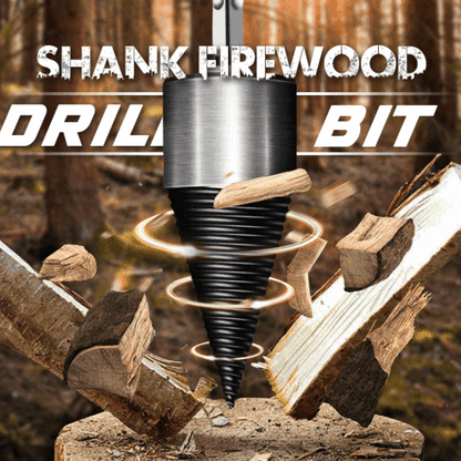 💞50K+ SOLD!✅The Professional Upgrade for Firewood Prep. Durable Drill Set Makes Quick Work of Logs.